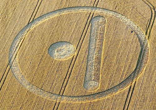 Stanton St Bernard, Wilshire crop circle, aerial photo 22