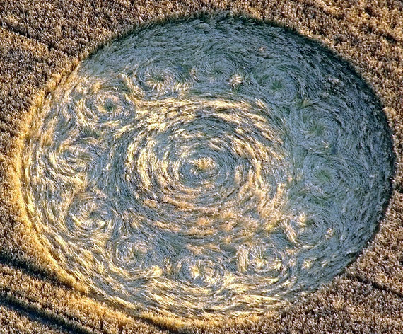 Stanton St Bernard, Wilshire crop circle, aerial photo 4