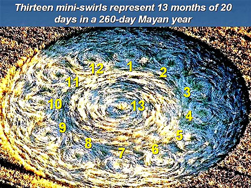 Stanton St Bernard, Wilshire crop circle, aerial photo 10