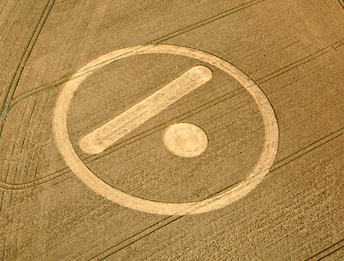 Stanton St Bernard, Wilshire crop circle, aerial photo 3