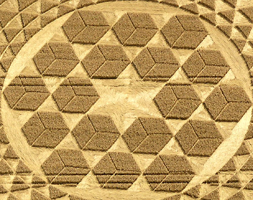 Sugar Hill, Wiltshire crop circle, aerial photo 2