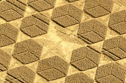 Sugar Hill, Wiltshire crop circle, aerial photo 4