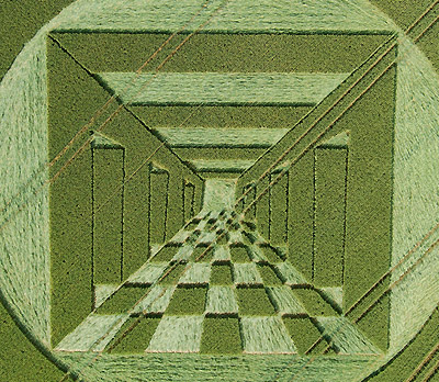 West Down, Wiltshire crop circle, aerial photo 29