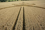 West Kennett, Wiltshire crop circle, aerial photo 15