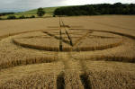 West Kennett, Wiltshire crop circle, aerial photo 14