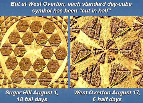 West Overton, Wiltshire crop circle, aerial photo 8