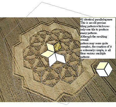 West Overton, Wiltshire crop circle, aerial photo 14