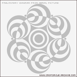 Westwoods (3), Wiltshire crop circle, aerial photo 18