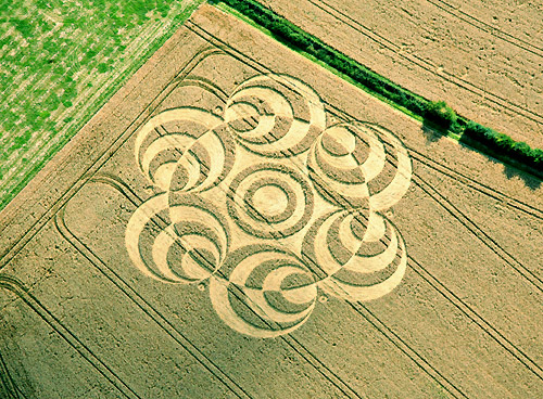 Westwoods (3), Wiltshire crop circle, aerial photo 16