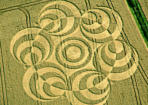 Westwoods (3), Wiltshire crop circle, aerial photo 15