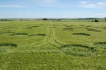 Yatesbury Field (1), Wiltshire crop circle, aerial photo 18