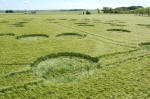 Yatesbury Field (1), Wiltshire crop circle, aerial photo 16
