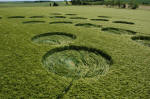 Yatesbury Field (1), Wiltshire crop circle, aerial photo 13