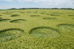 Yatesbury Field (1), Wiltshire crop circle, aerial photo 11