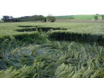 Yatesbury Field (1), Wiltshire crop circle, aerial photo 25