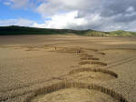Below Milk Hill, Wiltshire crop circle, aerial photo 11