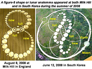 Below Milk Hill, Wiltshire crop circle, aerial photo 20