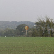 Barsham, Suffolk crop circle, aerial photo 9