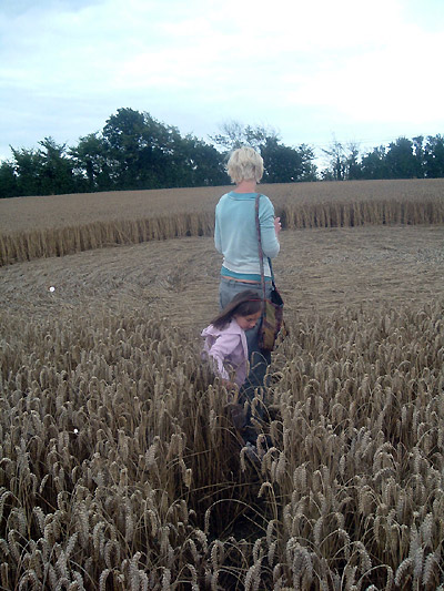 Barsham, Suffolk crop circle, aerial photo 2