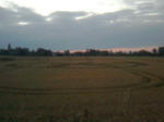 Buckland, Oxfordshire crop circle, aerial photo 25