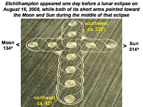 Etchilhampton Hill, Wiltshire crop circle, aerial photo 18