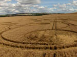 Etchilhampton Hill, Wiltshire crop circle, aerial photo 31