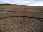 Etchilhampton Hill, Wiltshire crop circle, aerial photo 9
