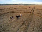 Etchilhampton Hill, Wiltshire crop circle, aerial photo 11
