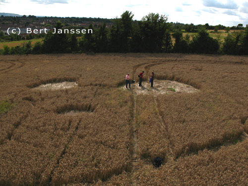 Etchilhamptonl, Wiltshire crop circle, aerial photo 5