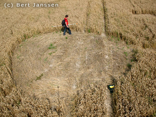 Etchilhamptonl, Wiltshire crop circle, aerial photo 7