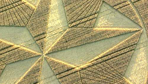 Etchilhampton Hill (3), Wiltshire crop circle, aerial photo 6