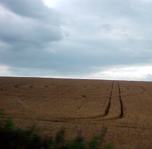 High Kingthorpe, Yorkshire crop circle, aerial photo 3