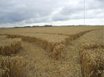 Watchfield Wind Farm, Oxfordshire crop circle, aerial photo 49
