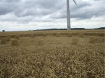 Watchfield Wind Farm, Oxfordshire crop circle, aerial photo 28