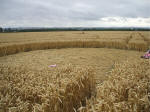 Watchfield Wind Farm, Oxfordshire crop circle, aerial photo 45