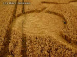 West End Road, Wiltshire crop circle, aerial photo 4