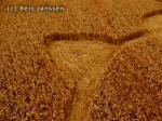 West End Road, Wiltshire crop circle, aerial photo 5