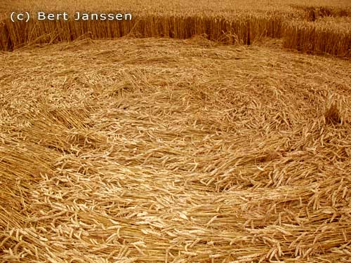 West End Road, Wiltshire crop circle, aerial photo 3