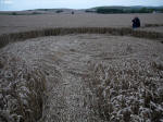West End Road, Wiltshire crop circle, aerial photo 9