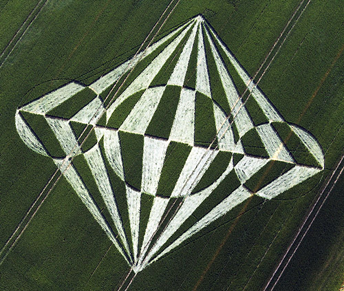 All Cannings, Wiltshire crop circle, aerial photo 22