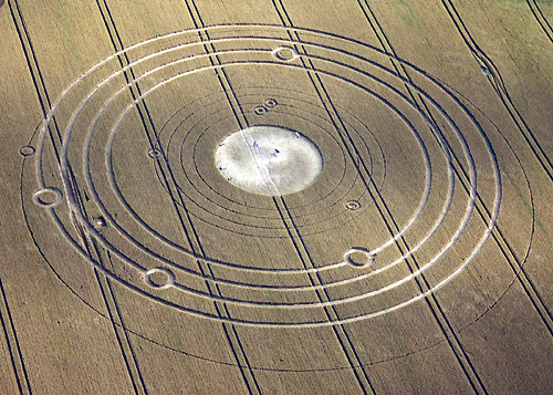 Avebury Manor (2), Wiltshire crop circle, aerial photo 21
