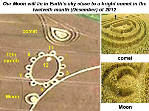 Avebury Manor, Wiltshire crop circle, aerial photo 17