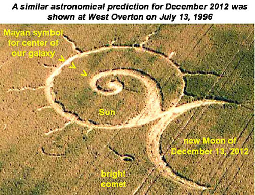 Avebury Manor, Wiltshire crop circle, aerial photo 19