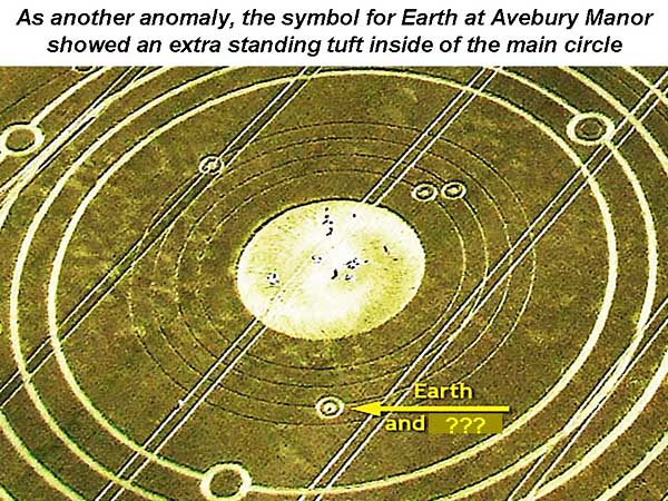 Avebury Manor, Wiltshire crop circle, aerial photo 22