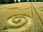 Avebury Manor, Wiltshire crop circle, aerial photo 5