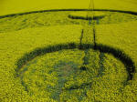 Avebury Stone Avenue, Wiltshire crop circle, aerial photo 14