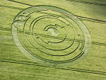 Barbury Castle, Wiltshire crop circle, aerial photo 19