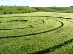 Barbury Castle, Wiltshire crop circle, aerial photo 7