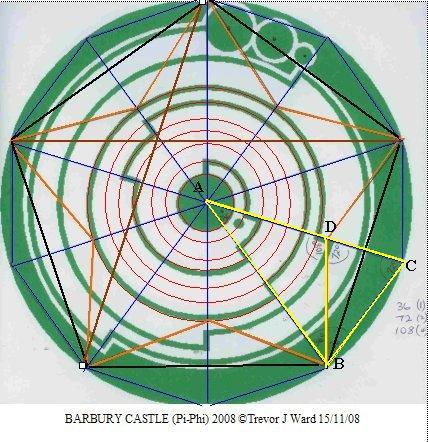 Barbury Castle, Wiltshire crop circle, aerial photo 48