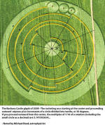 Barbury Castle, Wiltshire crop circle, aerial photo 22